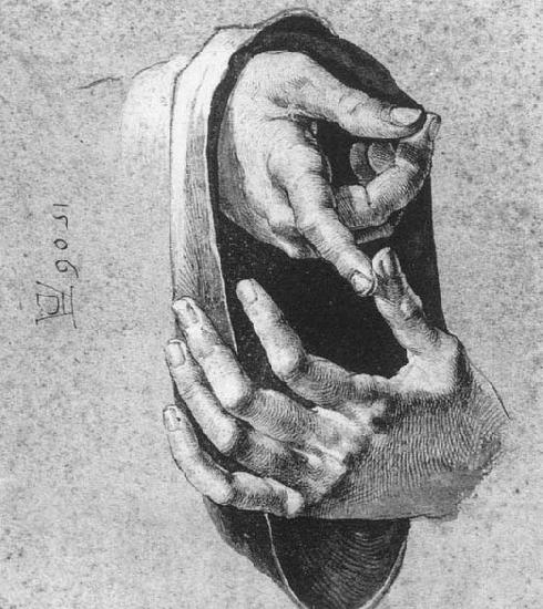 Albrecht Durer Study of Hands